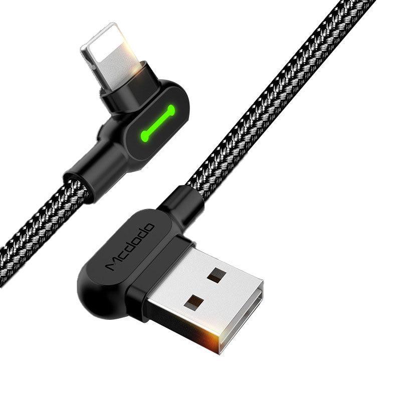 Mcdodo Fast Usb Cable Heavy Duty Charging Syn Charger Iphone 90 Degree Angle - Image 3
