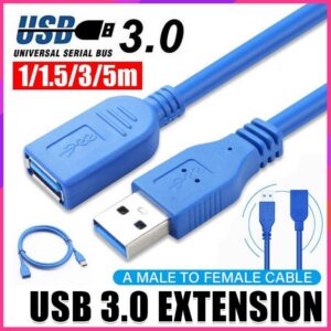 Super Speed Cable USB 3.0 Male to Female Data Extension Cord PC Mining Laptop